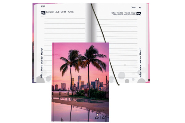 BIELLA Schüleragenda Miami 26/27 14870027U 1T/1S 12x16.5cm