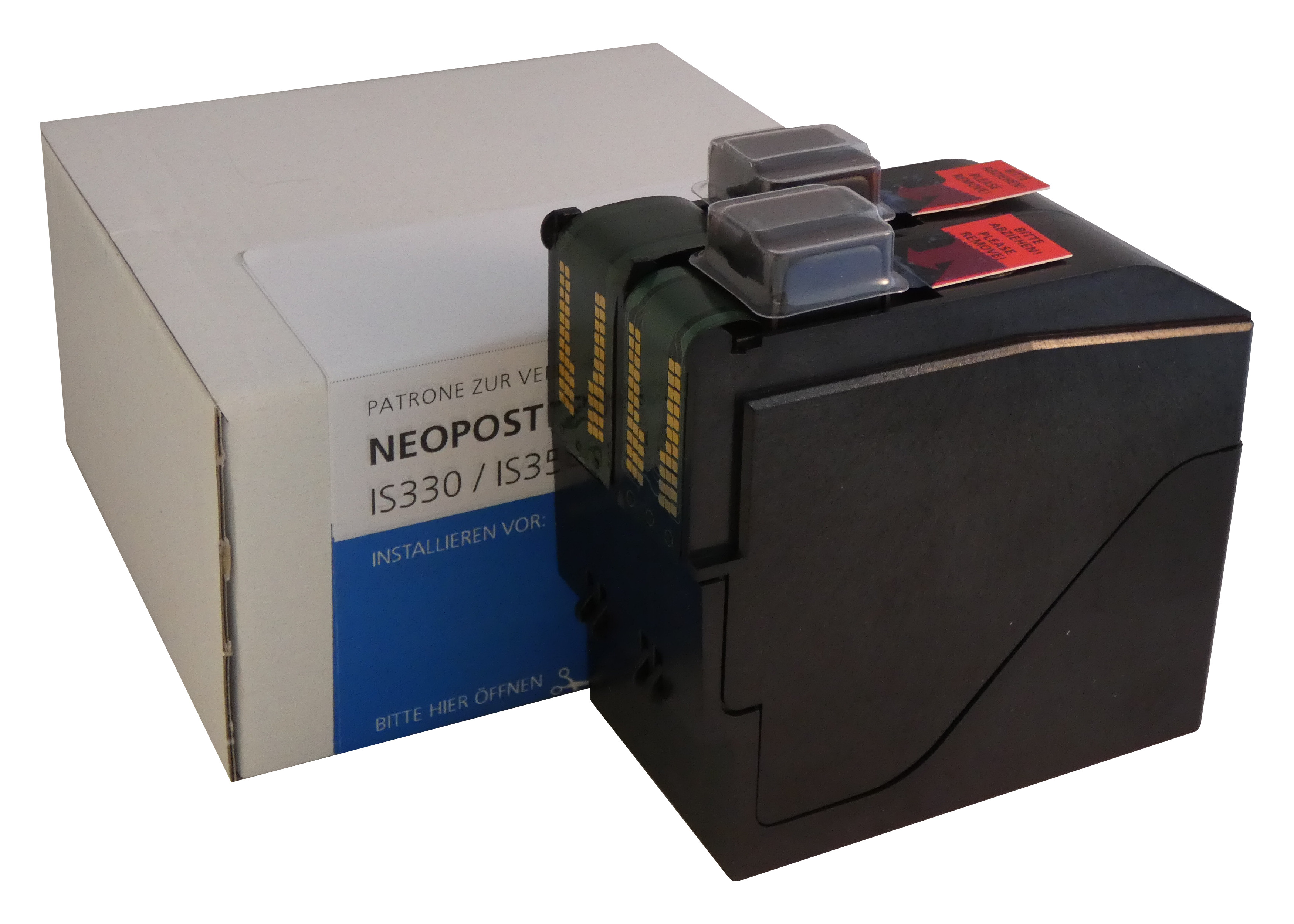 Frankierpatrone komp. zu Neopost IS330/IS350/IS420/IS440/IN360 5400 Seiten, blau (2x a 20ml)