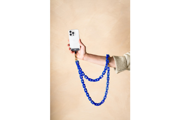 ZANAÉ Phone Necklace Blueberry Latte 18322 Cosy Capuccino blue