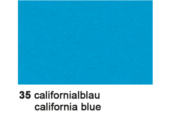 URSUS Tonzeichenpapier A4 2174635 130g, californiablau 100 Blatt