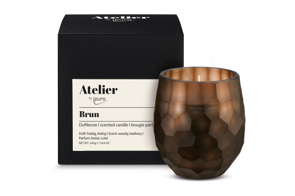 IPURO Duftkerze Atelier 245g 071.1220 brun