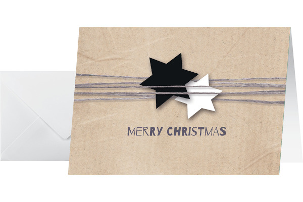 SIGEL Weihnachtskarten DS079 Christmas Wrapping 25 Stk.