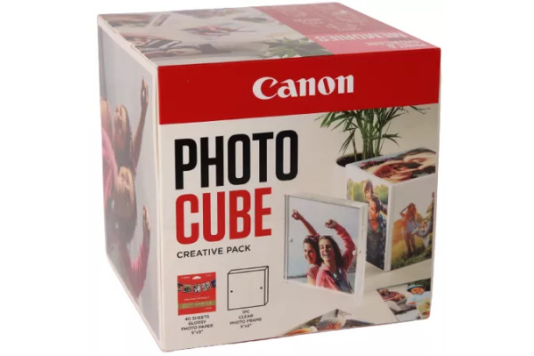 CANON Photo Cube Creative 13x13 ora. PP2015x5 Acryl Fotorahmen inkl. 40 Bl.