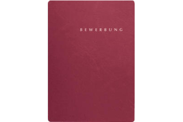 PAGNA Bewerbungsmappe Select 22016-01 rot 3-teilig 3 Stück