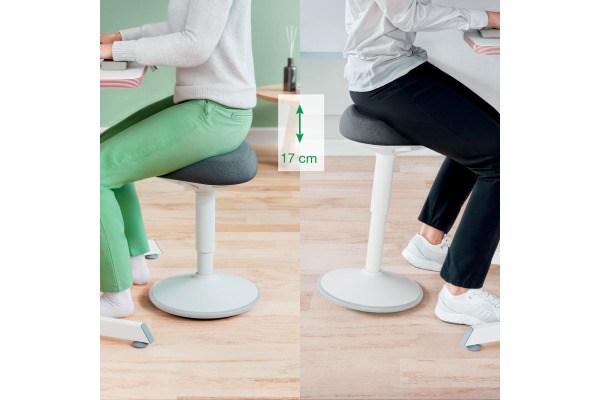 LEITZ Sitzhocker Ergo Active 65440085 hellgrau