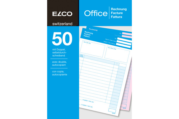 ELCO Rechnung A5 74594.19 60g 50x2 Blatt