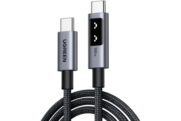 UGREEN Uno Fast ChargingCable 100W 35512 5A,Uno USB-C-USB-C,PD,Bl. 2m