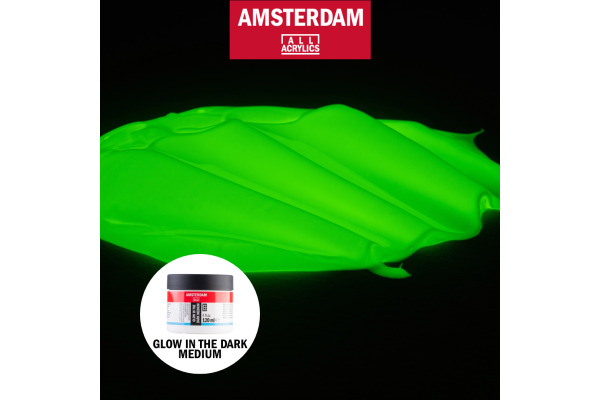 AMSTERDAM Malmittel 120ml 24093122 Glow in the dark 122