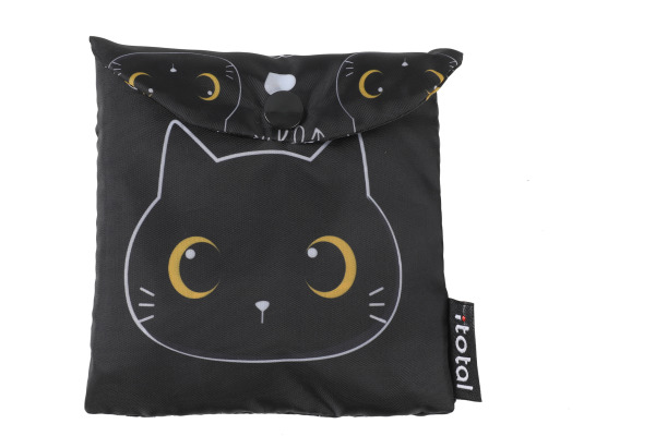 I-TOTAL Shopping bag 57x42cm XL2661 Black Cat