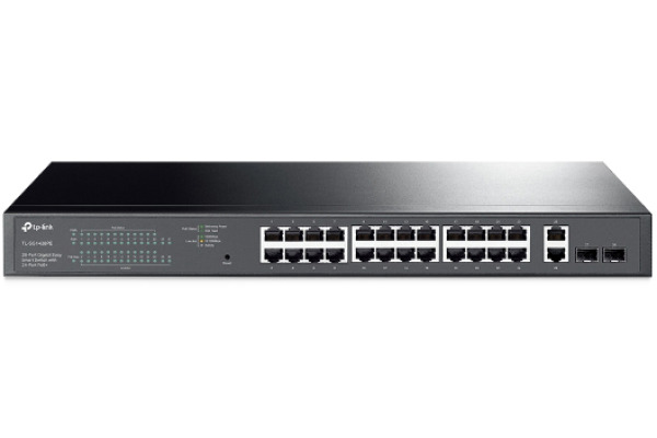 TP-LINK 28-Port Gigabit Easy Smart TLSG1428P Switch with 24-Port PoE