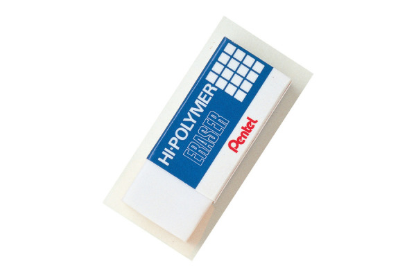 PENTEL Radierer Hi-Polymer ZEH-20 weiss 73x33x13,5mm