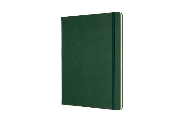 MOLESKINE Notizbuch Classic HC XL 647629124 grün, kariert 5mm 192 Blatt