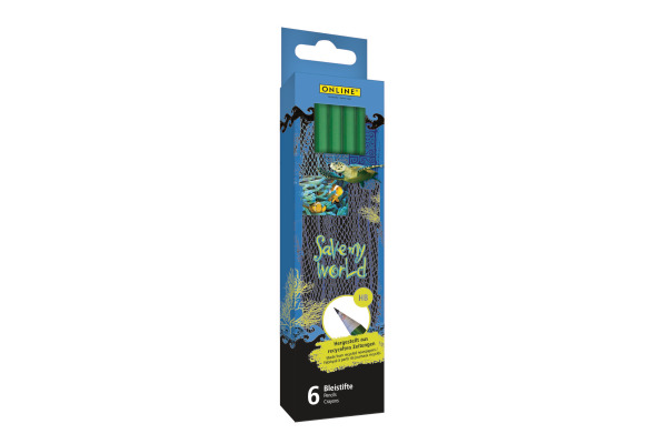 ONLINE Bleistift Save My World HB 7919 6 Stück