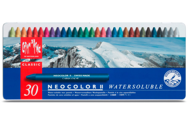 CARAN D'A Wachspastelle Neocolor II 7500.330 30-farbig assortiert