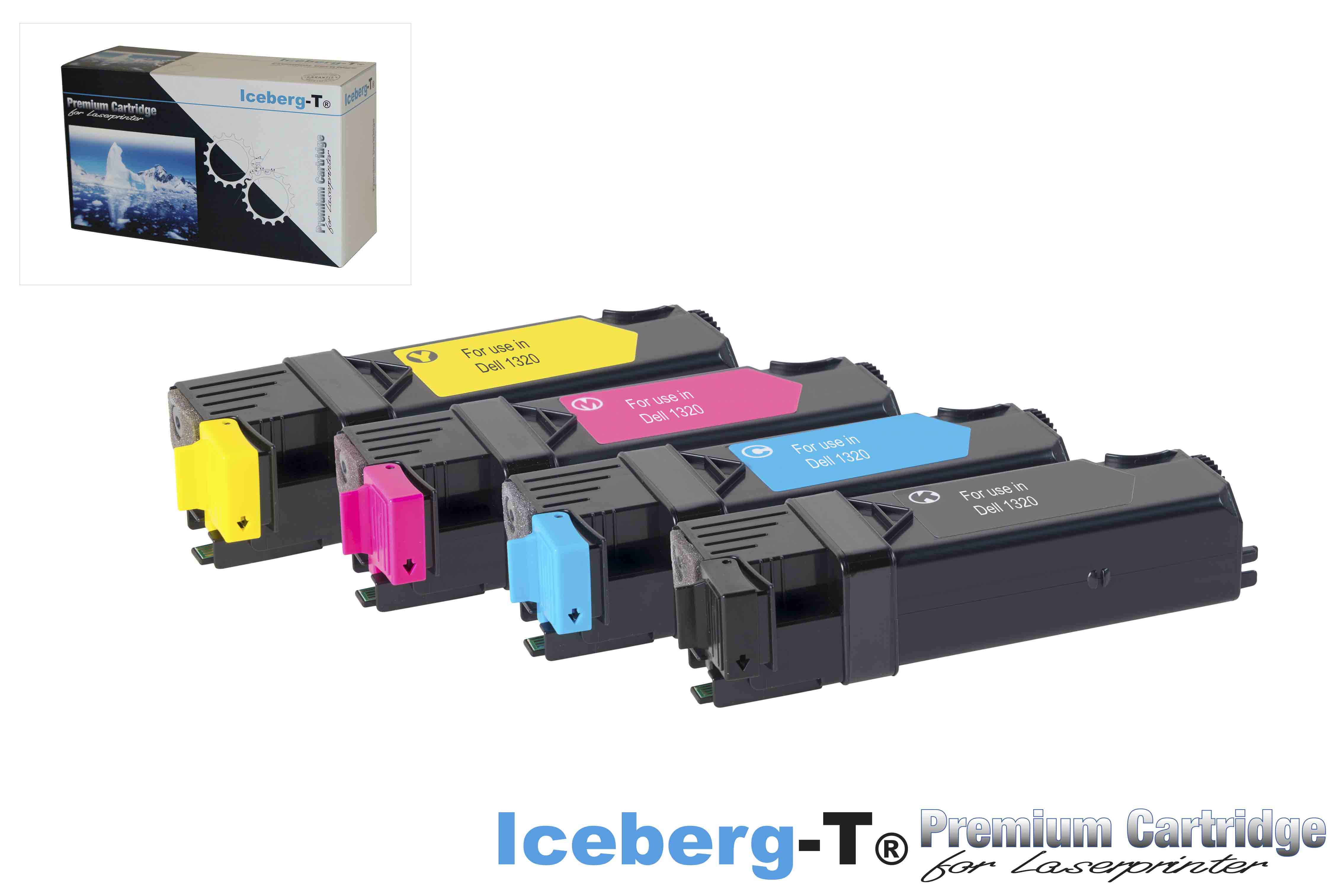 Iceberg-T Toner SET Dell 1320 Set mit allen vier Farben