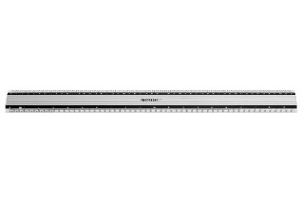 WESTCOTT Aluminium Lineal 50cm E-1019300 cm/inch Scala