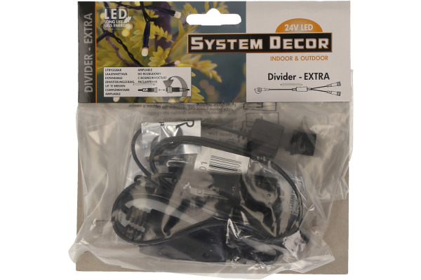 STARTRADI System Decor Splitter 0.5m 495-98 Extra, schwarz