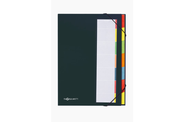 PAGNA Deskorganizer A4 44171-04 schwarz 7 Fächer