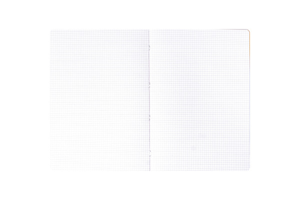 NOVOOO Pressspanheft gelb A4 729790 4mm kariert, 80g 48 Blatt