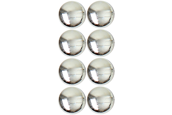 I AM CREA Dekomagnet Let`s Organize 4035.38 silber, rund 8 Stück