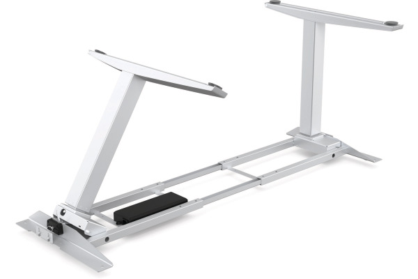 FELLOWES Hubtischgestell Levado 8802001 silber, höhenverstellbar