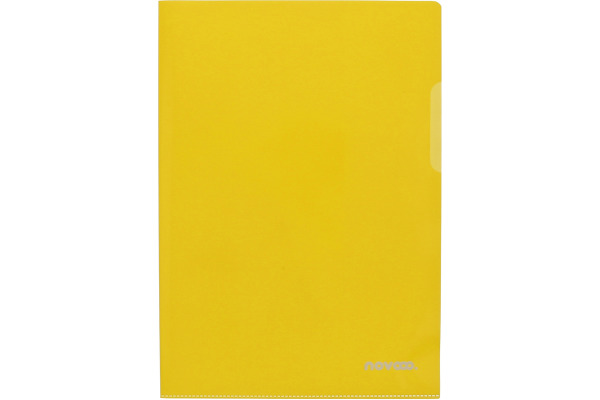 NOVOOO Pro Sichtmappen 140my A4 400197773 gelb glatt 100 Stück