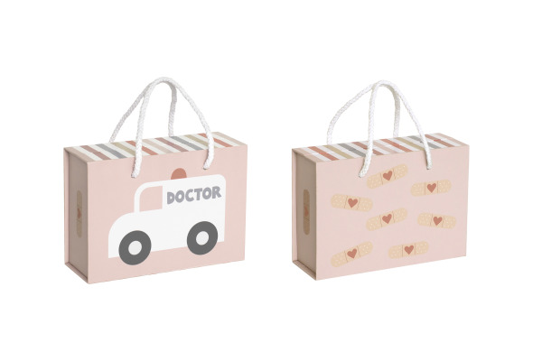 JABADABAD Arztkoffer 20x14cm W7238 pink