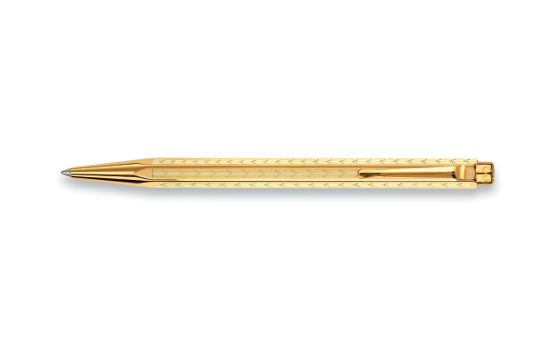 CARAN D'A Kugelschreiber 898.208 gold Ecridor Chevron