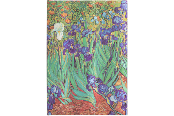 PAPERBLAN Notizbuch liniert Midi PB8204-0 VanGoghs Schwertlilie 72 Blatt