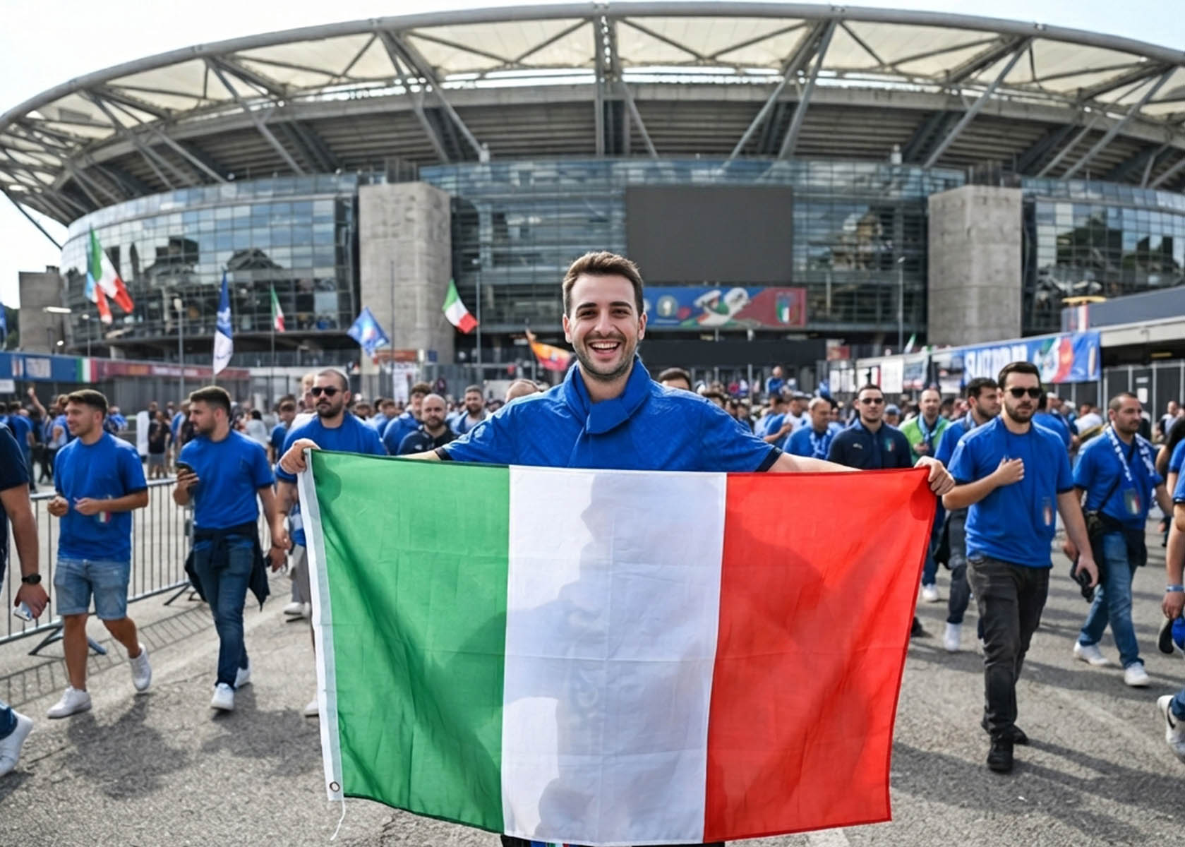 Italien Flagge 150x90cm Fahne aus Polyester 