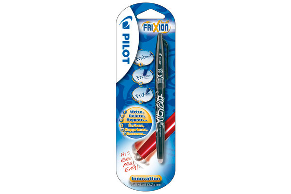 PILOT Roller FriXion Ball Blister BL-FR7-B1 schwarz, refill, radierbar