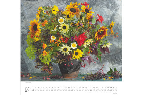 DUMONT Bildkalender 2027 261262 Blumensträusse ML 38x35.5cm