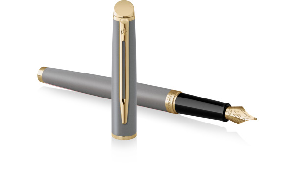 WATERMAN Füllfederhalter Hémisphère M 2217944 Understated Ed. Metal Grey