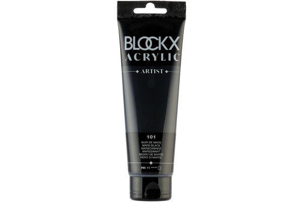 BLOCKX Acrylfarbe 120ml 60101BXC Marsschwarz
