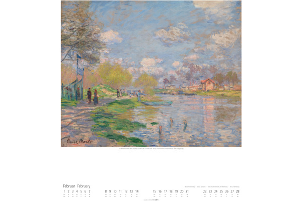 WEINGARTE Bildkalender 2027 295590027 Claude Monet DE 46x55cm