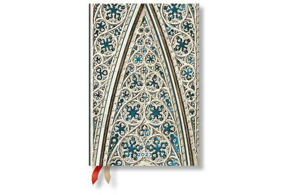 PAPERBLAN Agenda Cathédrale Milan 2027 DF2047-0 1W/2S HOR Mini HC FR 9.5x14cm
