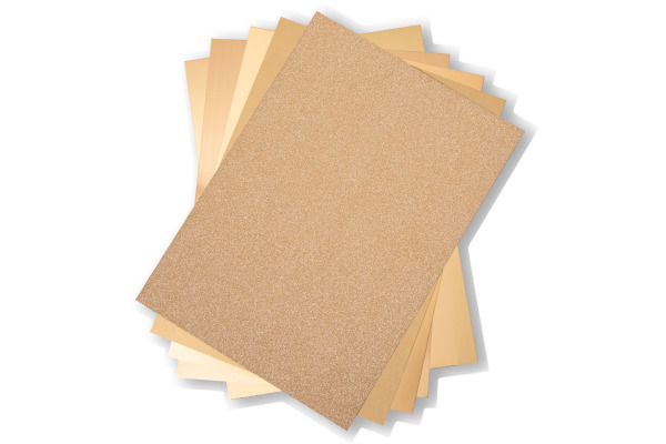 SIZZIX Karton A4 664532 gold 50 Blatt