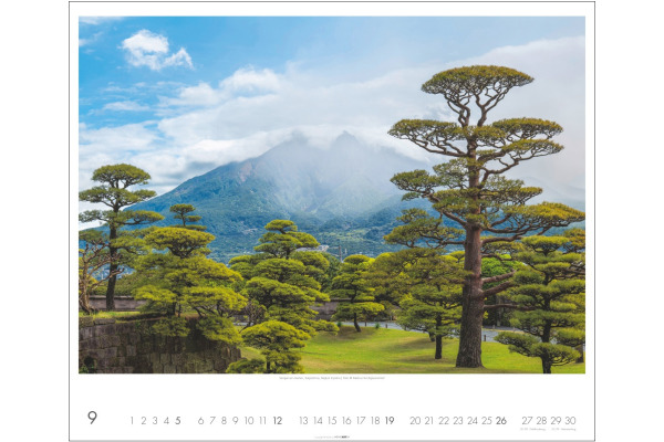 WEINGARTE Bildkalender 2027 331230527 Japan 55x46cm