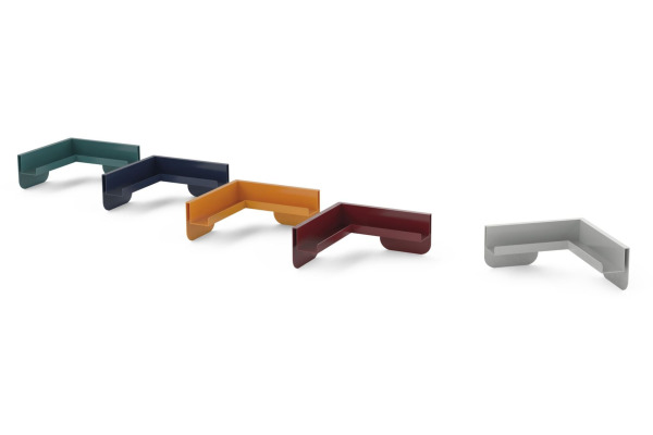 MAGNETOP. Eckablageschale Infinity Wall 114665021 wasserblau