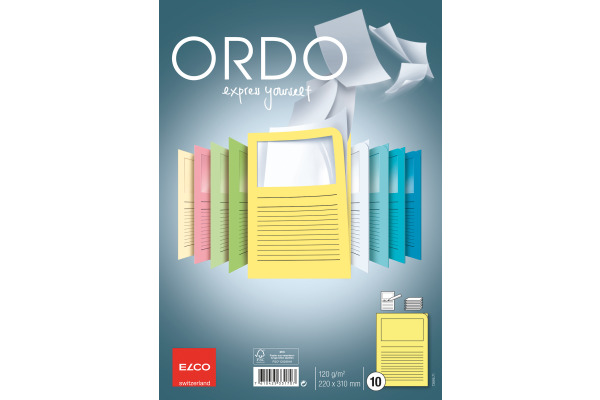 ELCO Organisationsmappe Ordo A4 73695.71 classico, gelb 10 Stück