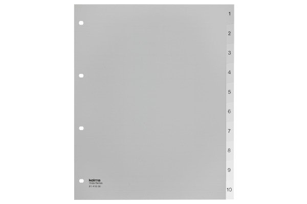 KOLMA Register Vista A4+ 21.410.00 transparent 1-10