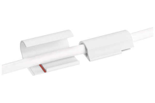 TESA Powerstrips Kabel-Clip 580350001 bis 8mm Kabelstärke 5 Stück
