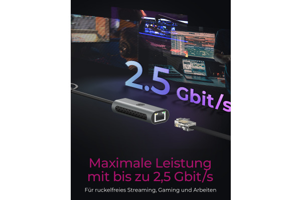 ICY BOX USB to 2.5 Gigabit Eth. LAN IB-LAN301