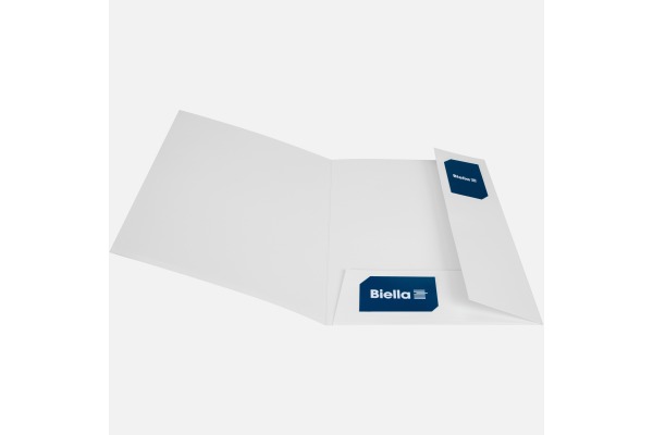 BIELLA Offertmappe Pearl#1 A4 18649101U weiss,240g,Sichttasche 40Bl.