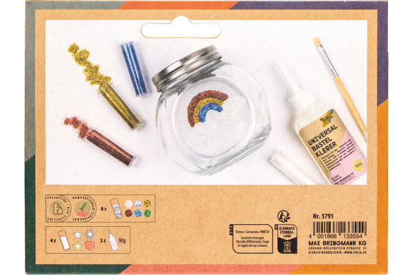 FOLIA BIO Glitzer-Set 5791