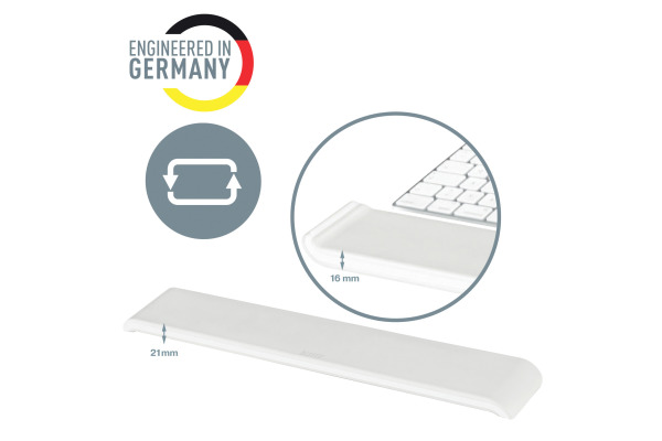 LEITZ Handgelenkauflage Cosy 6524-0085 Verstellbar grau 1 Stück