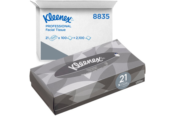 KLEENEX Kosmetiktücher 8827 2-lagig 100 Stück