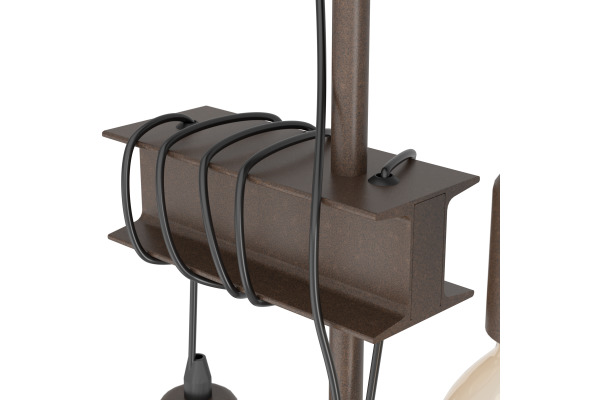 EGLO Stehleuchte TOWNSHEND 4 43526 braun