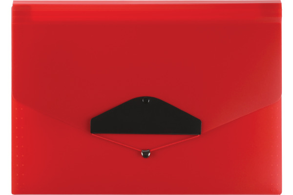 BÜROLINE Fächermappe A4 663290 rot 12-teilig