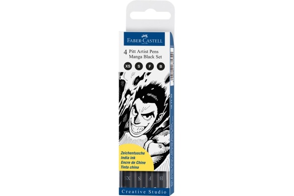 FABER-CA. Pitt Tuschestift Manga Set 167132 permanent, geruchsneutral
